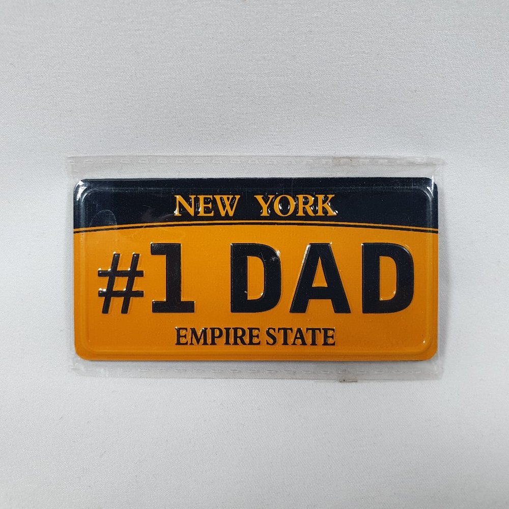 Empire State License Plate Fridge Magnet #1 DAD